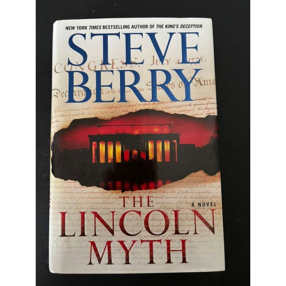 The Lincoln Myth Steve Berry Hardcover Cotton Malone Thriller Suspense Novel - Picture 1 of 2